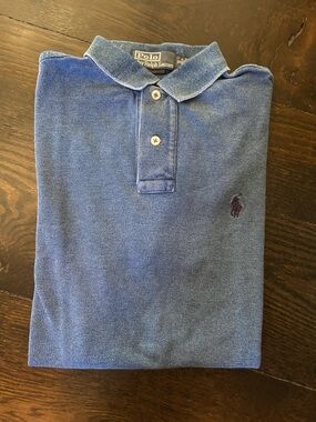 Polo by Ralph Lauren Washed Blue Short-Sleeve Polo